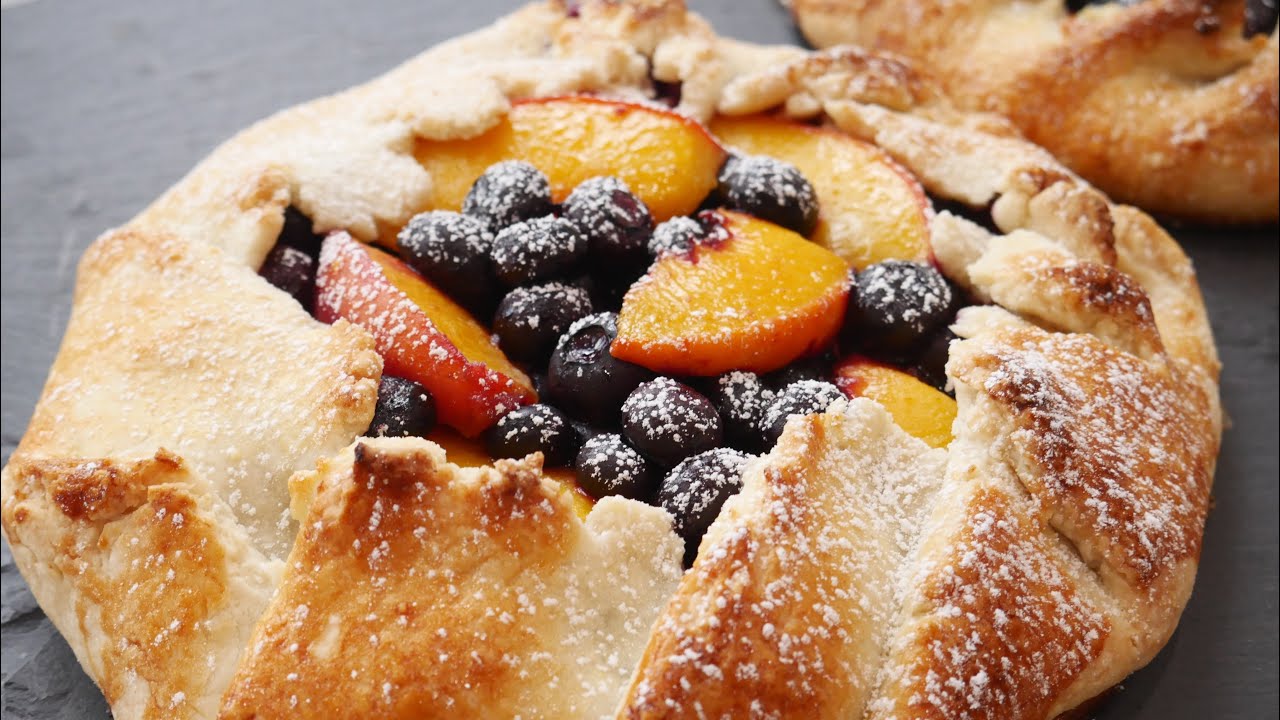 Blueberry Peach Galettes and How to Make the Best Pie Crust - All the Tips and Tricks