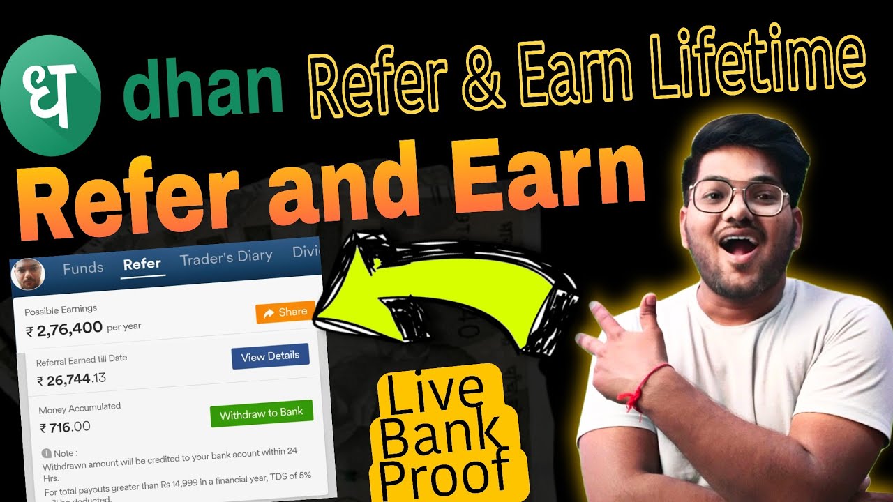 dhan refer and earn | How to Earn Money By Dhan Referral Program| Dhan App Refer and Earn@DhanHQ