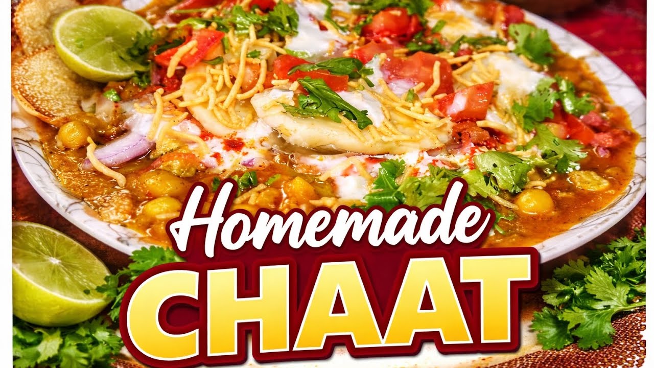 Bazaar jaisa taste, par bilkul ghar ka pyaar ❤️✨ Homemade Chaat ready in minutes!
