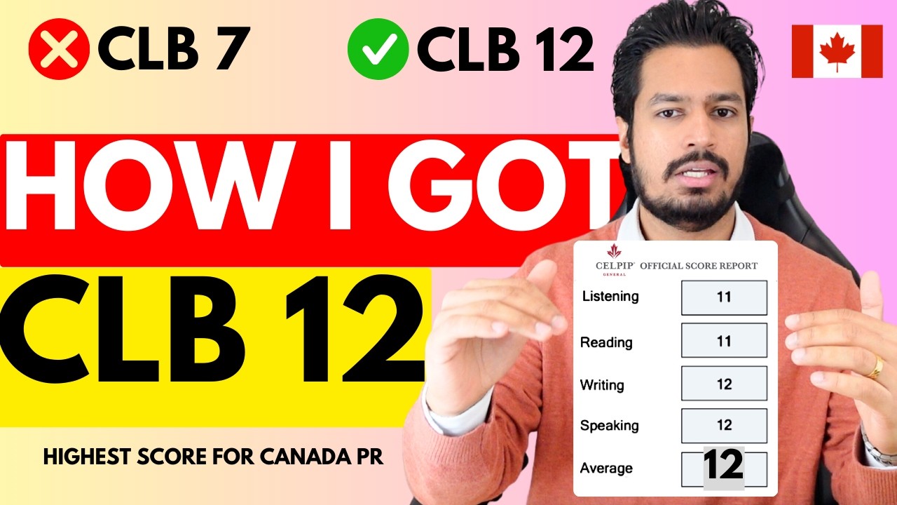 How to get CLB 12 for Canada PR? How to get MAXIMUM score in CELPIP? 🇨🇦 CELPIP TIPS & TRICKS CLB 12