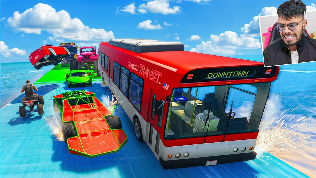 Cars Vs Cars Challenge 222.222% People Get Small *Weapon* After This Race in GTA 5!
