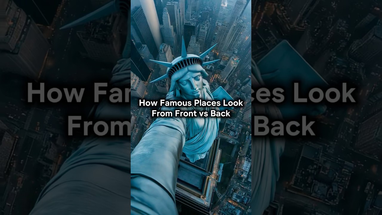 How Famous Places Look From Behind! 😳