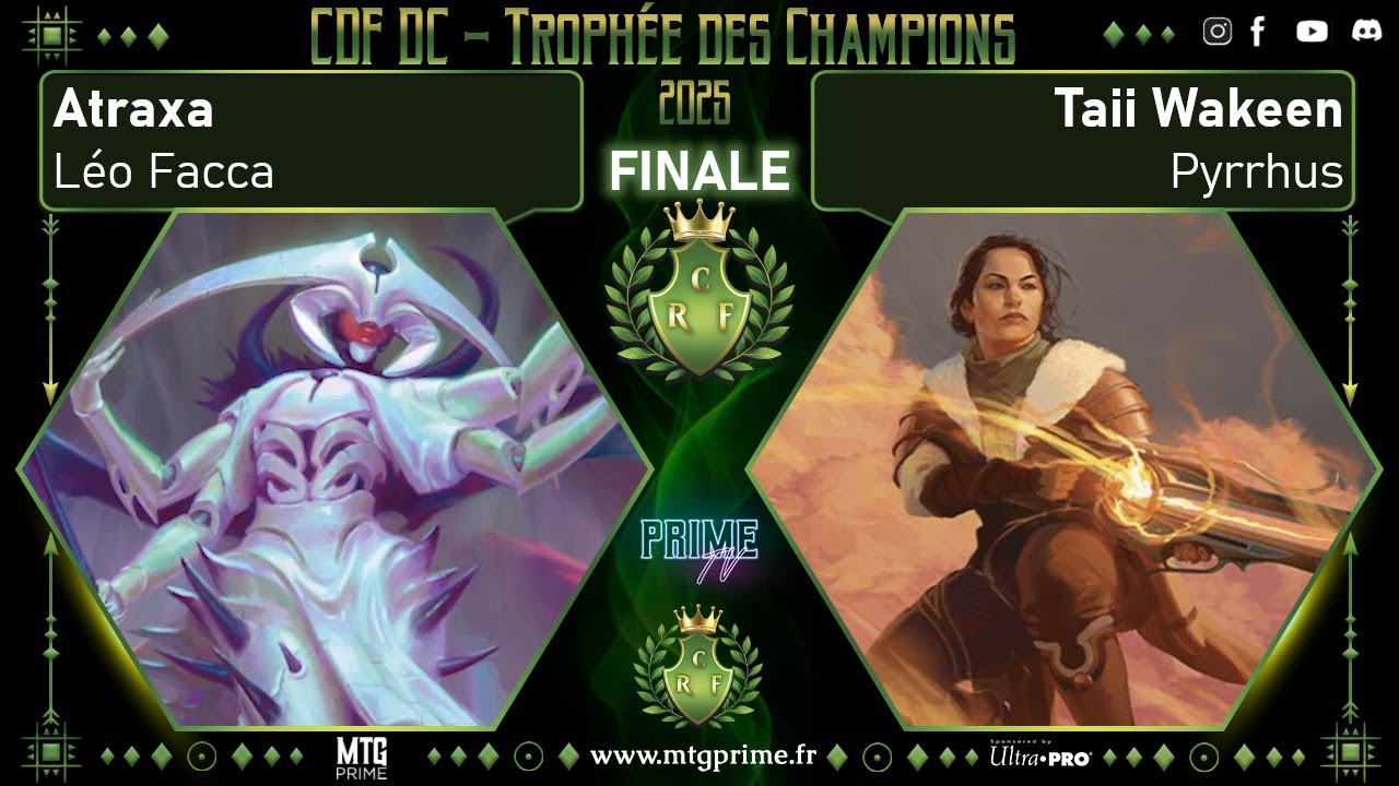 🔥TROPHEE DES CHAMPIONS🔥 ATRAXA ⚔️​ TAII WAKEEN | FINALE | MTG Duel Commander 🃏