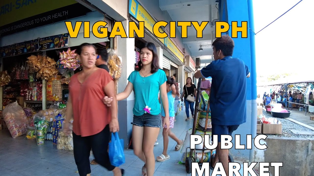 Biggest Public Market in Vigan City, Philippines