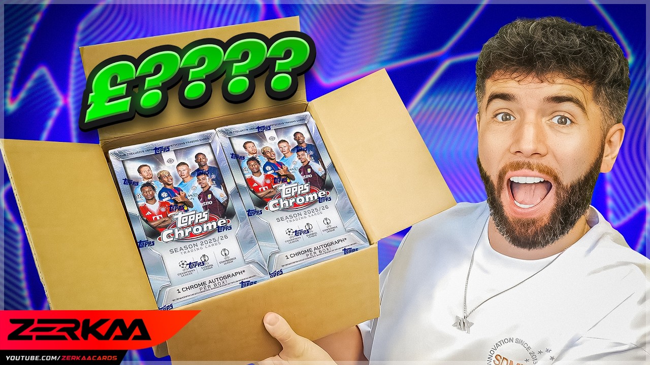 Я ОТКРЫЛ ЦЕЛЫЙ КЕЙС TOPPS CHROME ЛИГИ ЧЕМПИОНОВ! (&pound;3000+)
