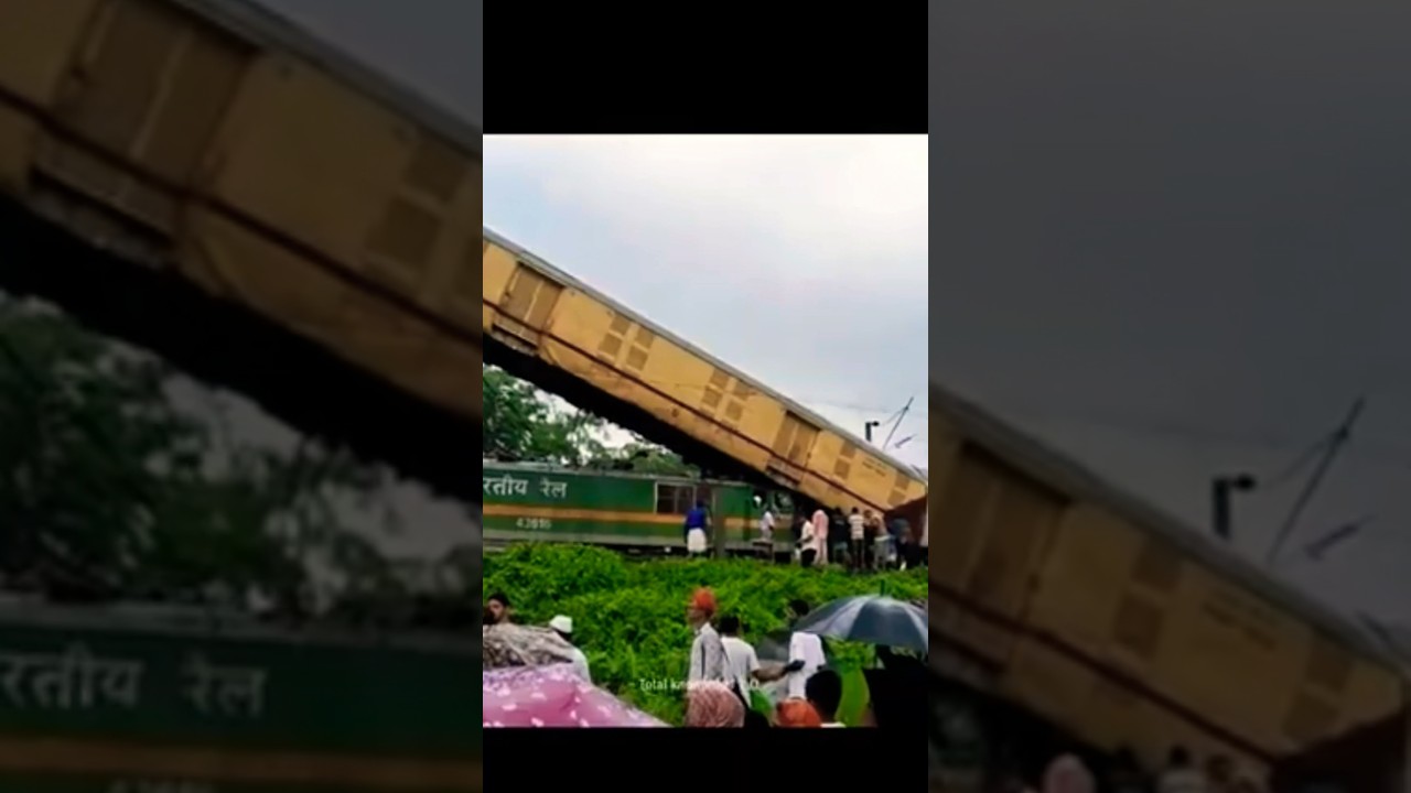 West Bengal Train Accident:  एक चूक पड़ी भारी😱 #shorts #indianrailways #trending