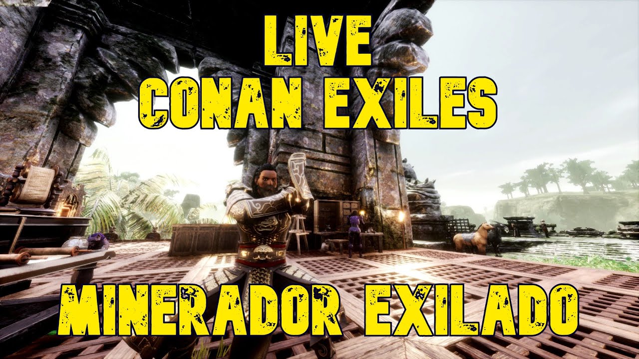 Live - Conan Exiles - Hall dos Heróis - Magia de Sangue e Soul Magic.
