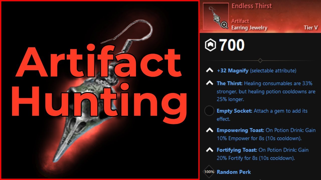 Where to find Endless Thirst Artifact | New World: Aeternum | Artifact Hunting