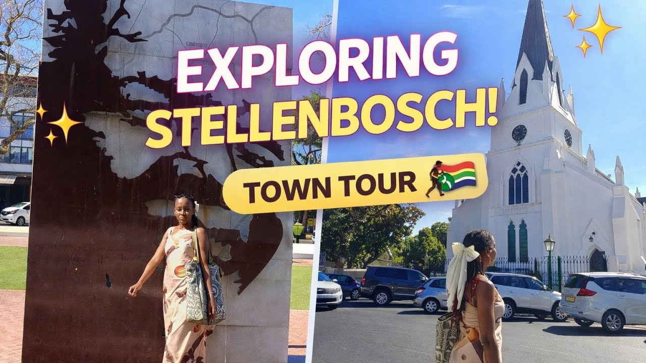 Stellenbosch Town Tour. Cape Town 🇿🇦. 