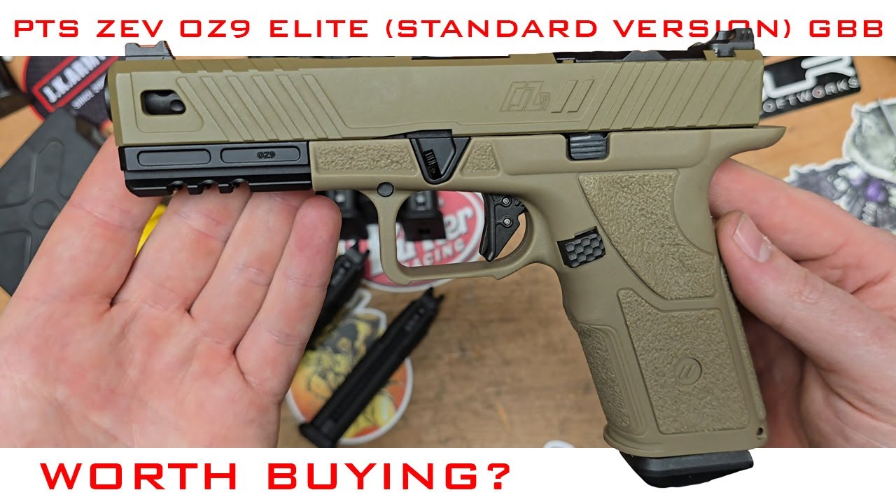 PTS ZEV OZ9 Elite (Standard Version) GBB Airsoft Pistol