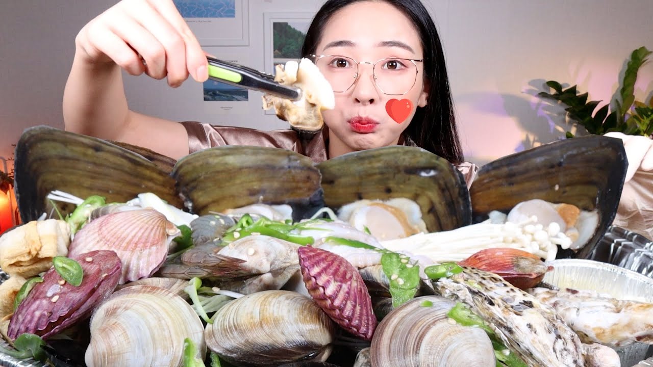 겨울이니까..❄️ 뜨끈뜨끈 조개찜!! 칼국수는 선택이 아니라 필수! Steamed clams & Seafood noodles 海産物 海鲜 hải sản อาหารทะเล