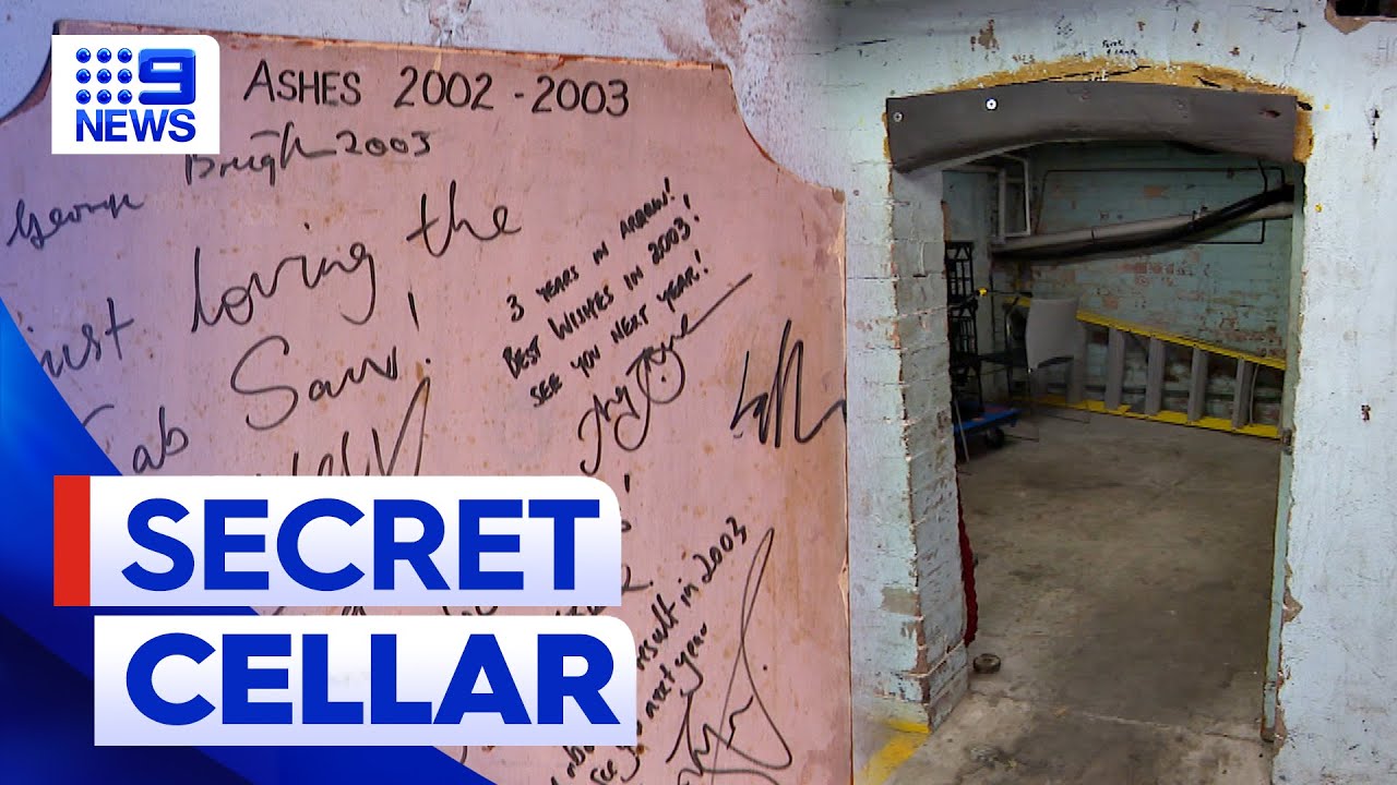 Inside the top secret cellar at the SCG | 9 News Australia