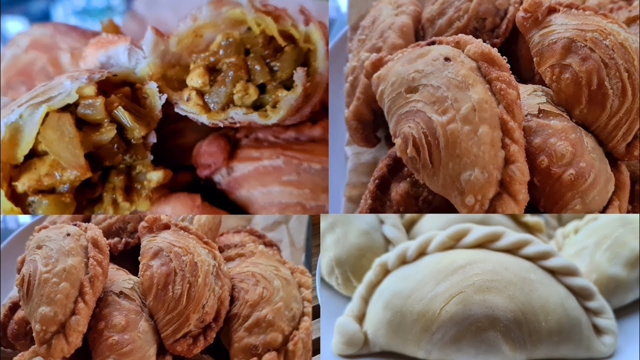 Chicken curry puff recipe!😍 very crunchy outside but juice inside and so tasty. #thaifood #Appetizer
