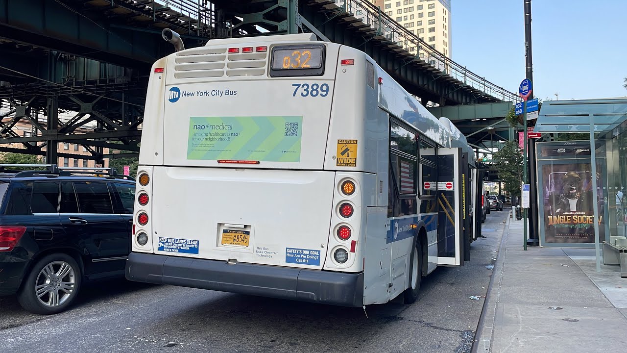 MTA Q32 bus #7389 full ride from Madison Av & E 34 St to Queensboro Plaza.