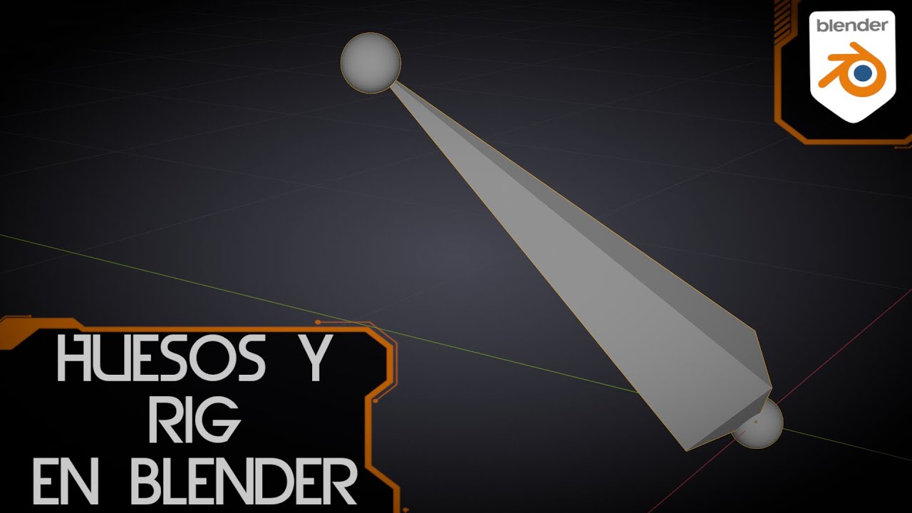 Introducción a Huesos y Rigs en Blender 2.9 - Tutorial Blender