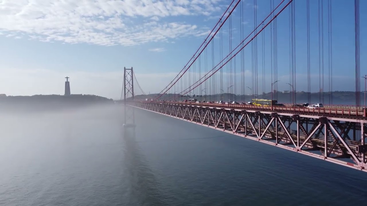 25 April Lisbon Bridge free stock footage