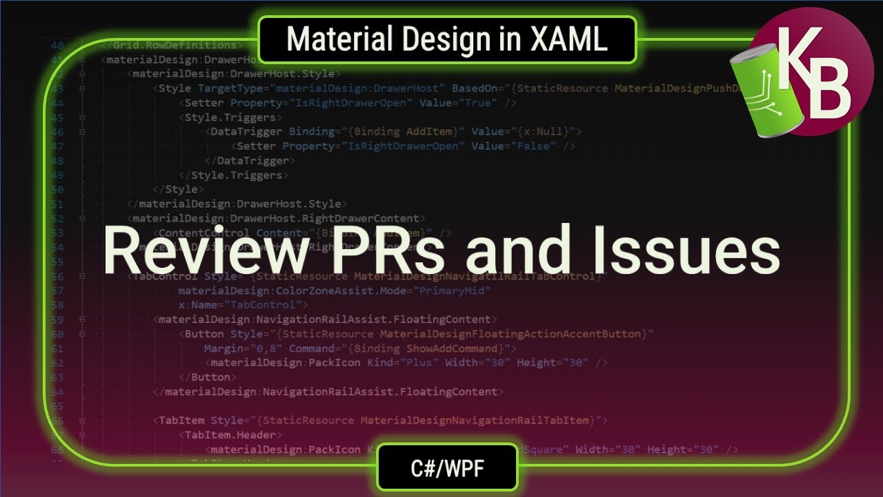 C#/WPF - Material Design in XAML work
