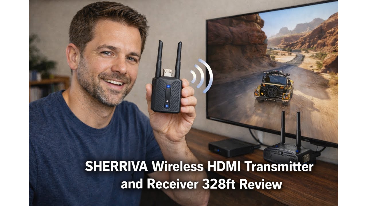📡 SHERRIVA Wireless HDMI Transmitter and Receiver 328ft Review – Worth It Before You Buy? 📡