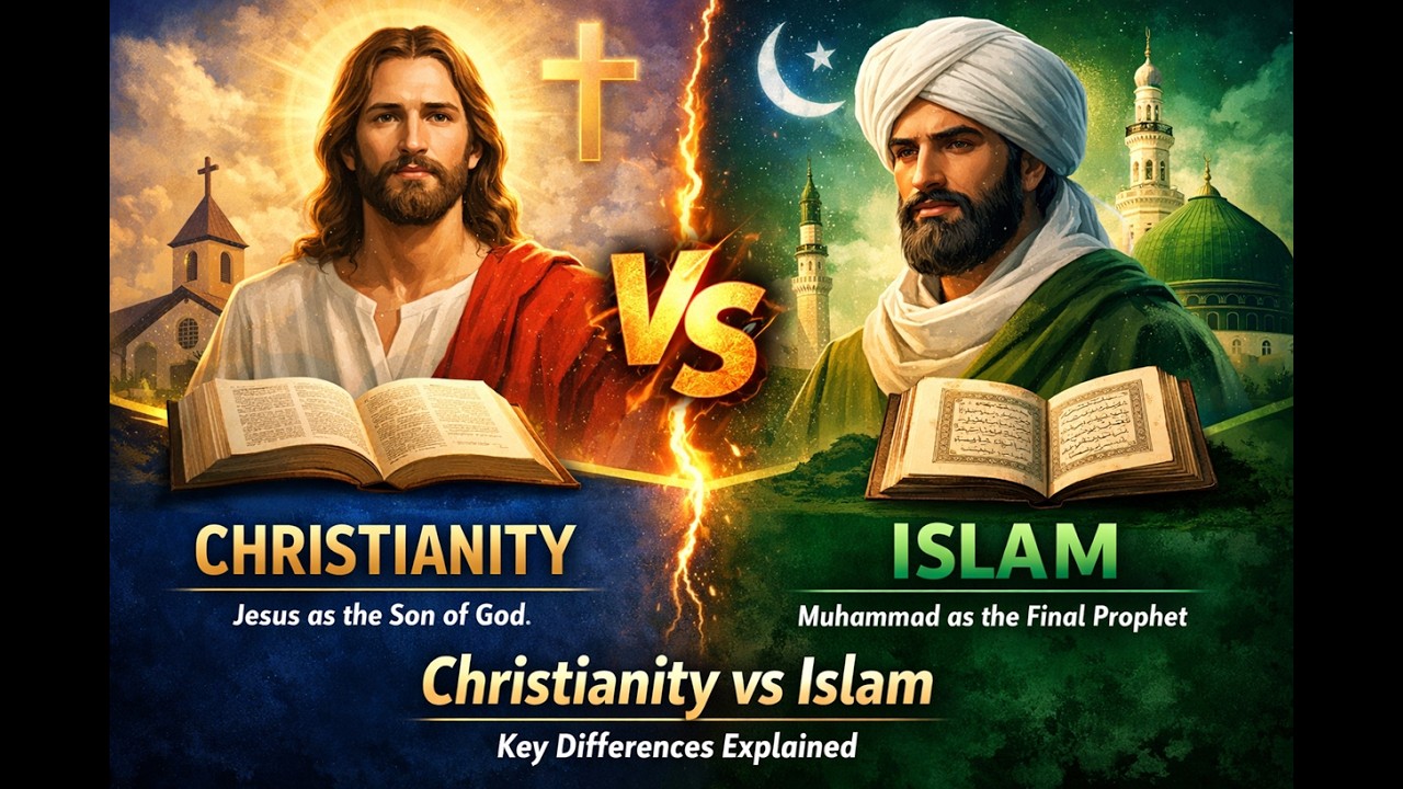 DIFFERENT BETWEEN CHRISTIAN AND MUSLIM RELIGION
