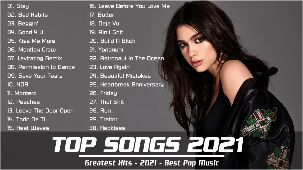 Top Hits 2021 - Top 40 Popular Songs - Best Pop Songs Playlist 2021