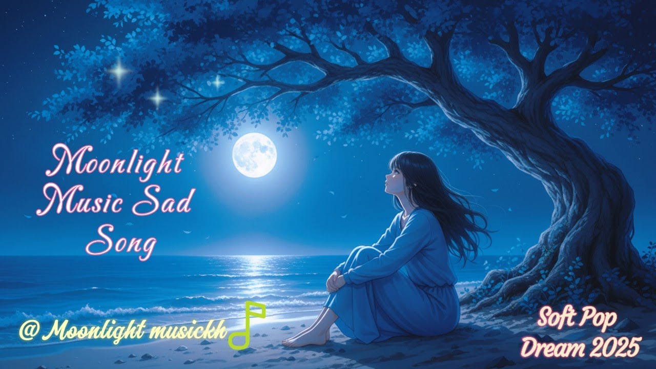 Relaxing Moonlight Music Sad Song Soft Pop 2025