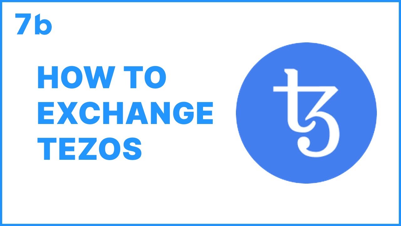 How to exchange XTZ | 7b crypto broker | Trading for beginners