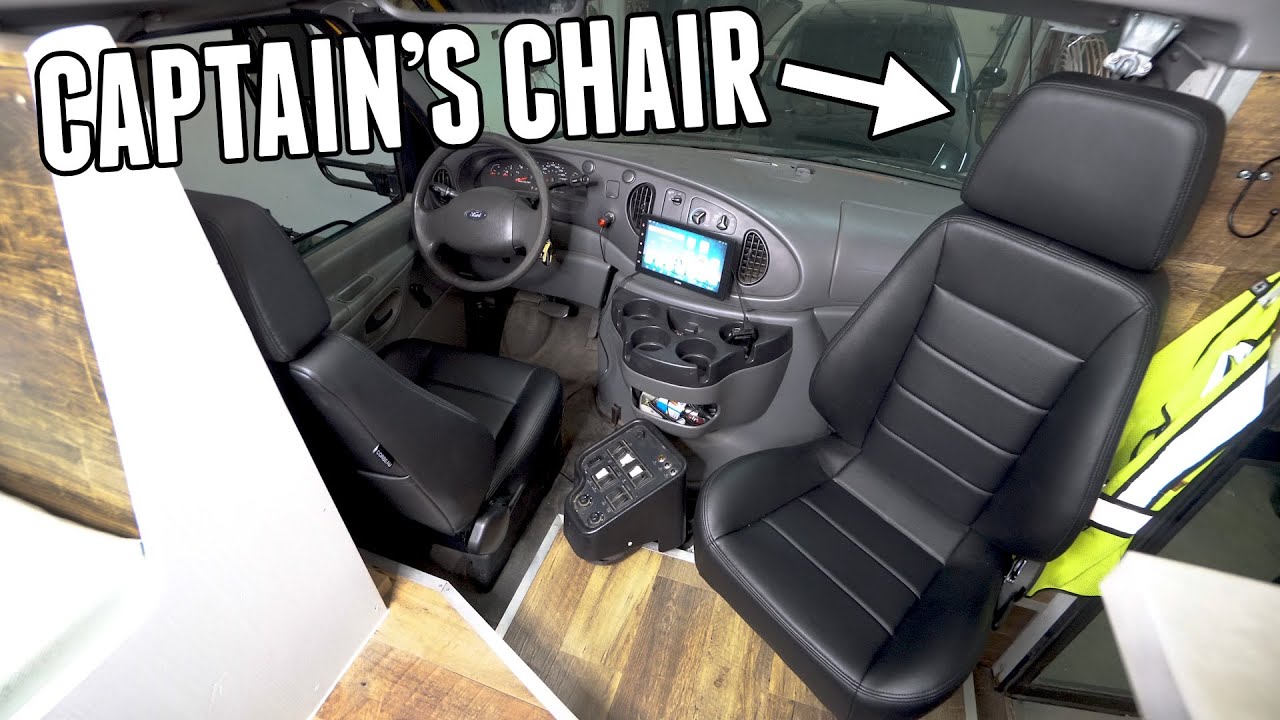 Adventure Bus Gets QUICK RELEASE, ROTATING, CAPTAIN CHAIRS!