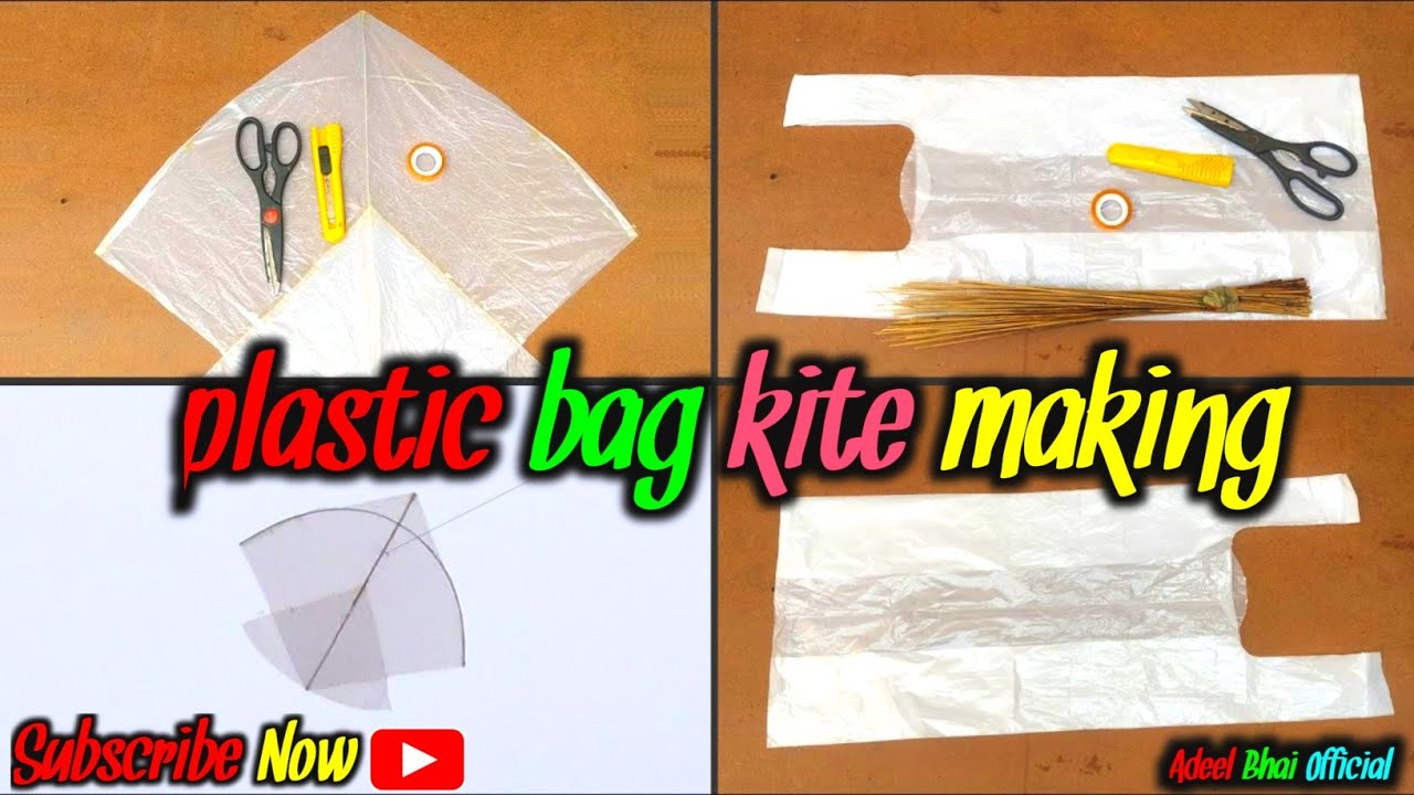 Plastic Bag Se Kite Kaise Banaye | Amazing DIY Plastic Bag Kite Making | Best Flying Kite Trick 2026