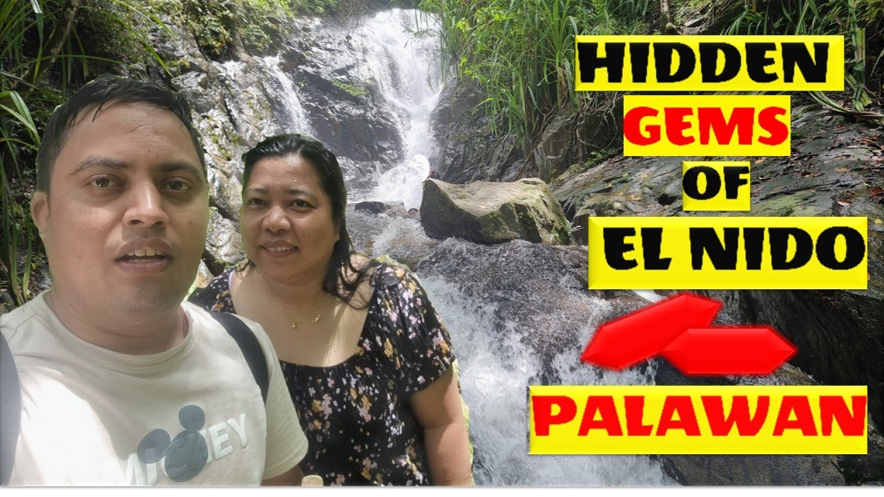 The Most Beautiful Waterfalls in El Nido Palawan | How to go at waterfall El Nido Palawan 🏖️🏖️🌴