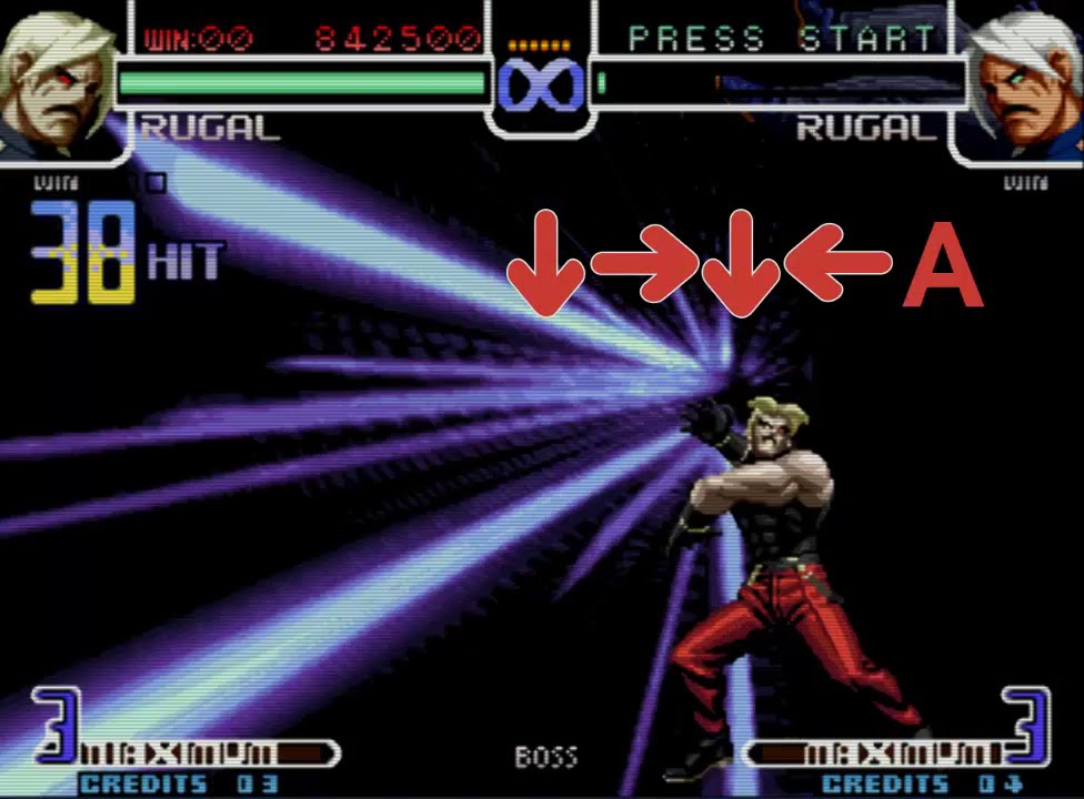 KOF 2002 Combos de Rugal Paso a Paso