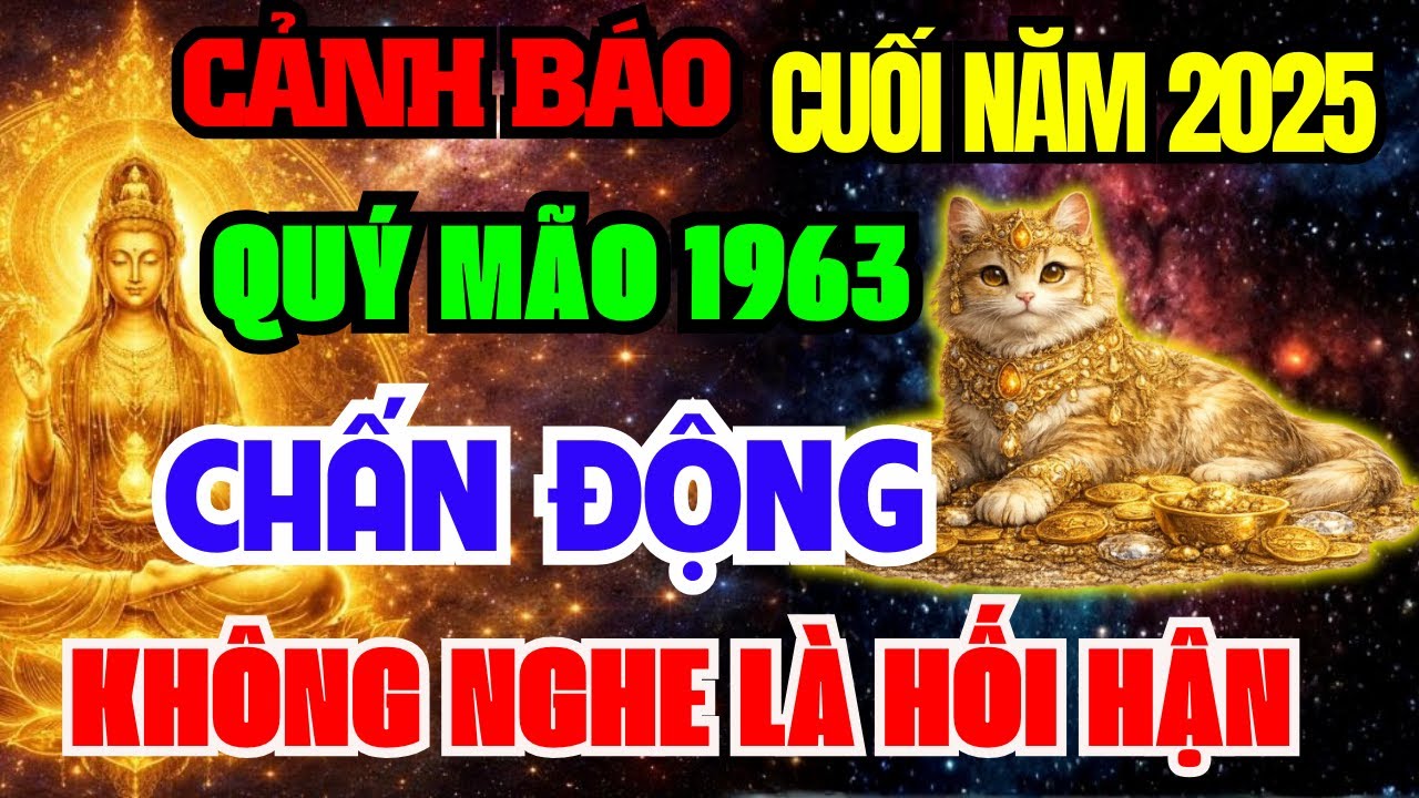 Sự Thật Chấn Động: Quý Mão 1963 Cuối Năm 2025 Sẽ Đối Mặt Với 3 Biến Cực Lớn, Không Nghe Là Hối Hận