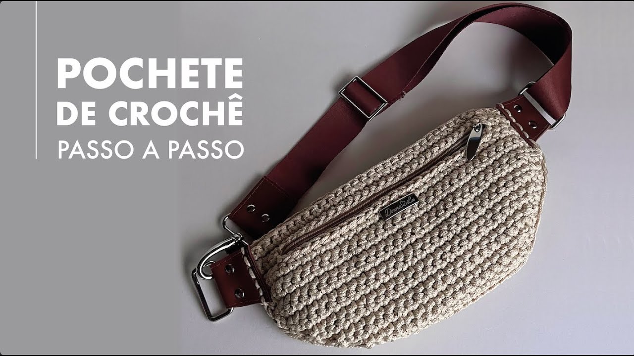 Tutorial Pochete de crochê | Passo a passo