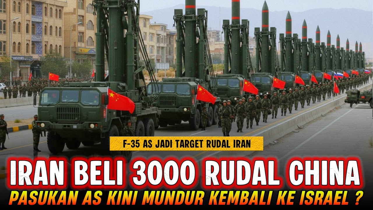 3000 RUDAL CHINA SAMPAI DI IRAN‼️ISR4EL TERNYATA JADI SARANG MILITER AS ??