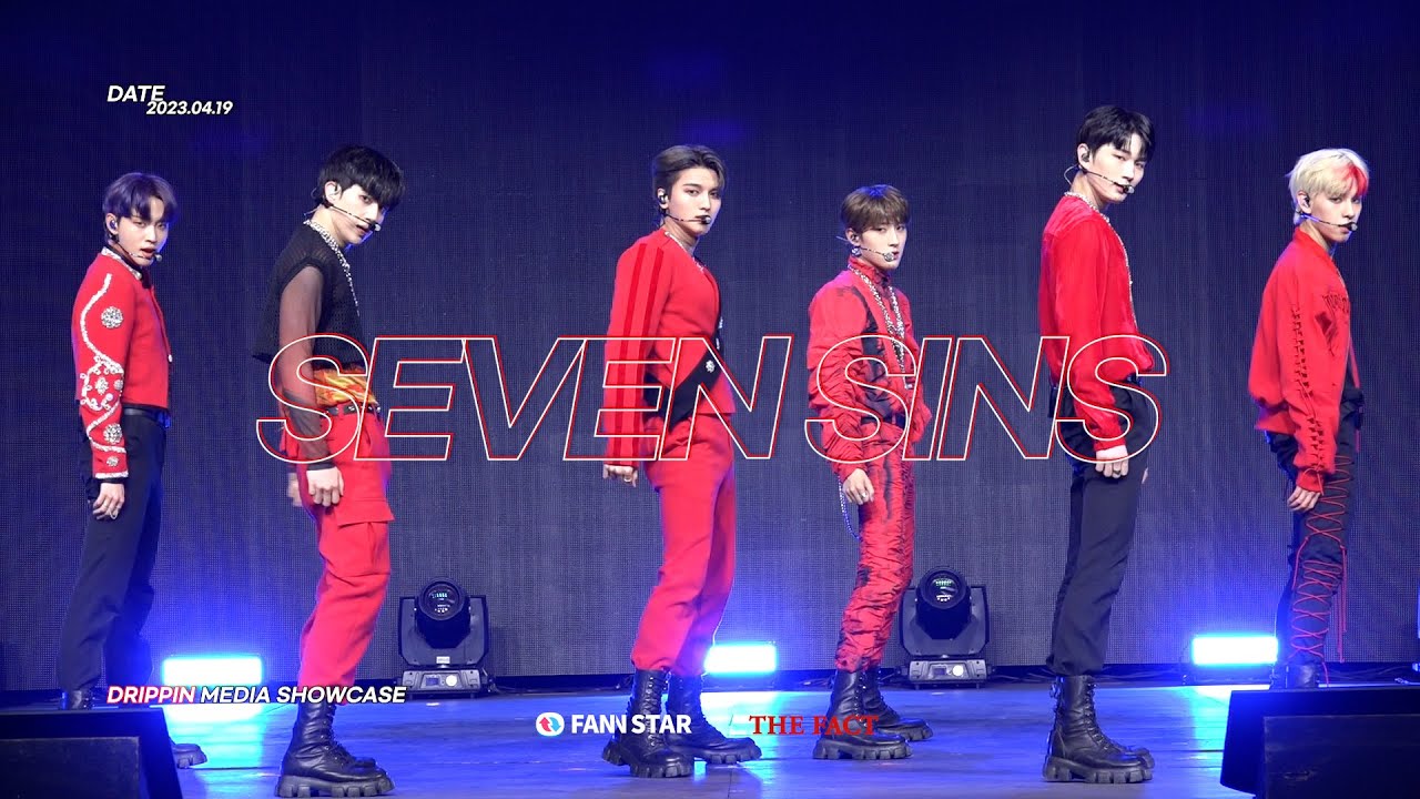 [4K/STAGE] 드리핀 'SEVEN SINS' 직캠 @미디어 쇼케이스 | DRIPPIN  'SEVEN SINS' FULL CAM @Media Showcase