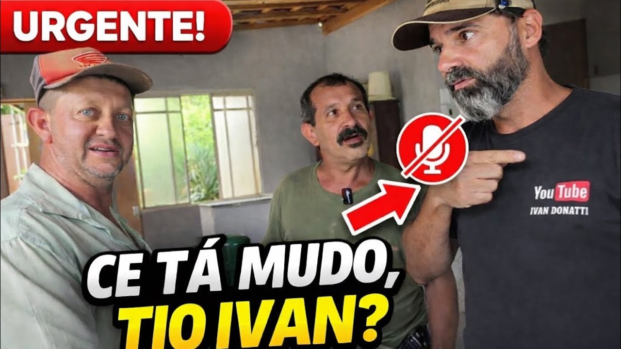 TIO IVAN NÃO QUER FALAR HOJE🙊🤐🤣