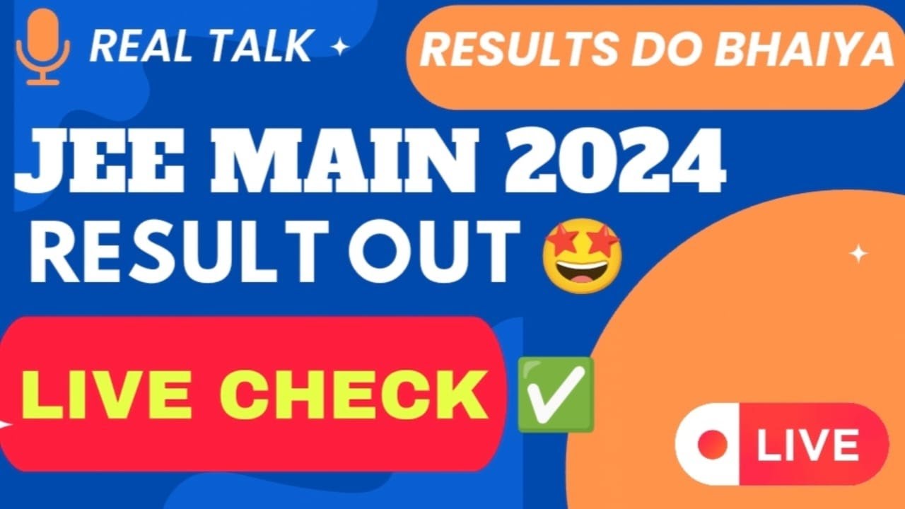 Result Out ? - JEE Main 2024 Btech Result JEE Main Result out❓- jee main 2024 Result❓Out NTA Update😯