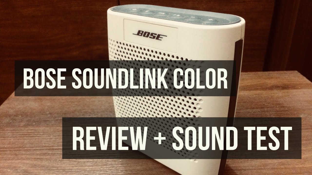 Bose Soundlink Color - UNBIASED Review + SOUND TEST