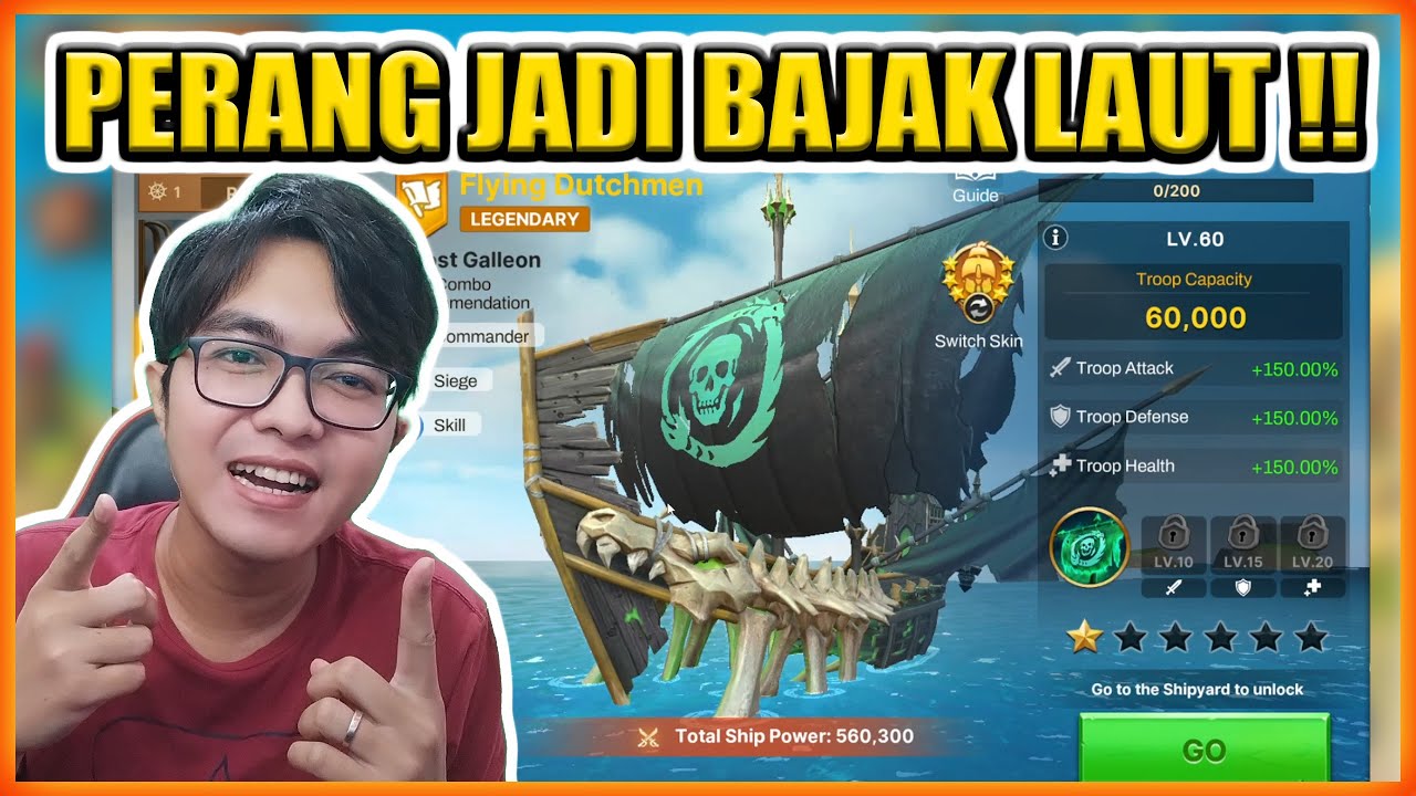 GAME PERANG BAJAK LAUT MIRIP RISE OF KINGDOMS !! LORD OF SEAS INDONESIA