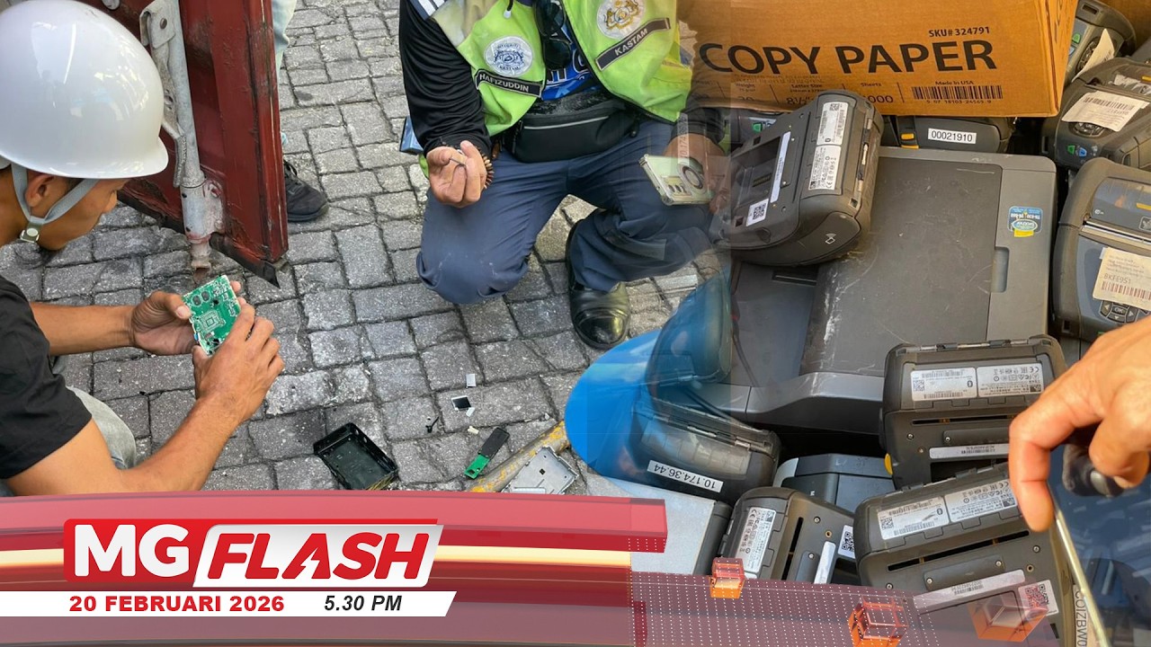 Taktik Ikrar Palsu Dagangan, 2 Kontena e-Waste Dirampas #MGFlash