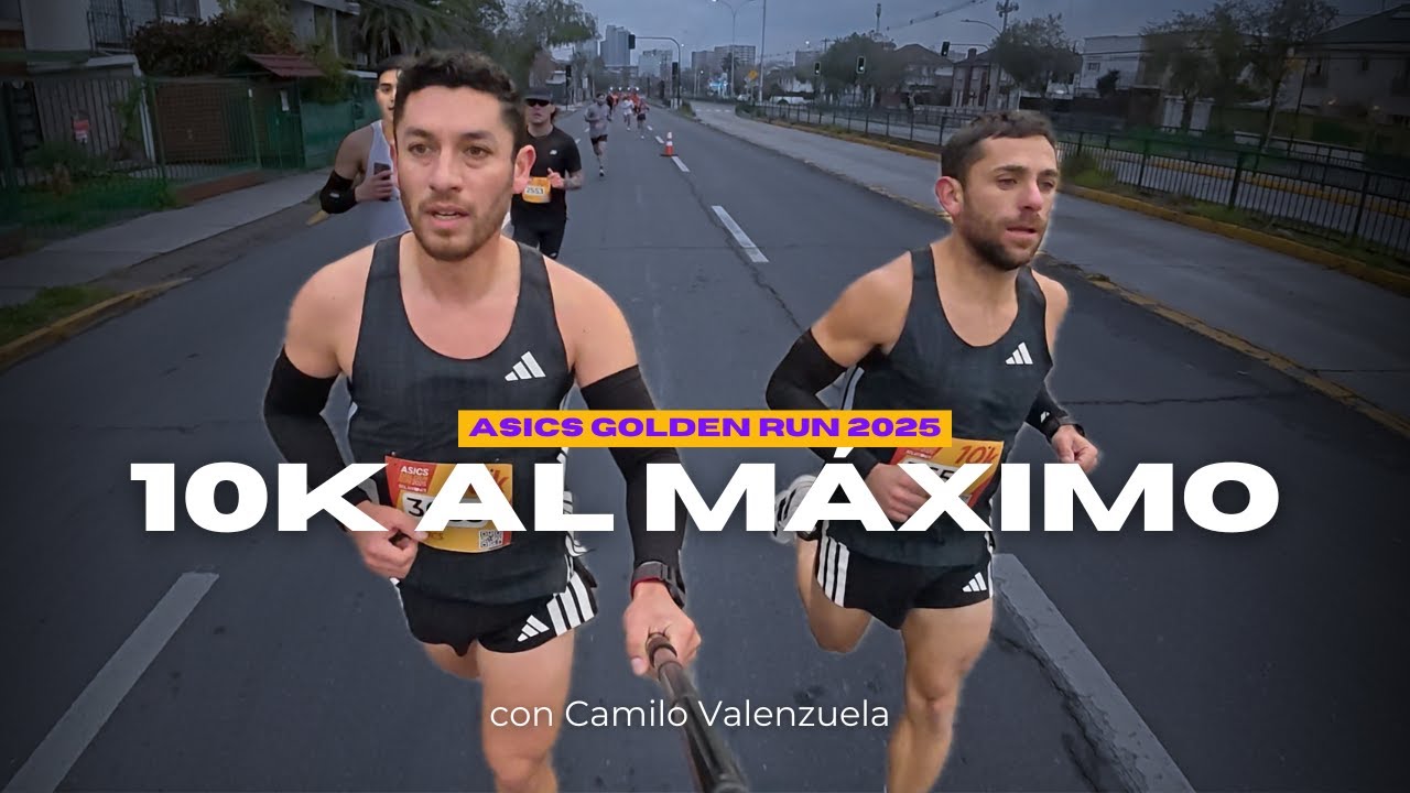 10km en Asics Golden Run 2025 Chile / Corrí a todo lo que puedo
