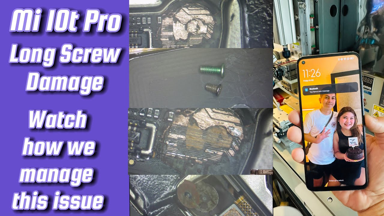 What If your Xioami Mi 10T Pro has Been Accidentally damage By Long Screw(Here's the Best Solution)