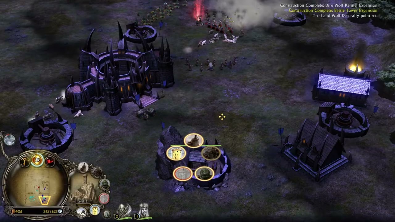 Angmar vs Men 2vs1 The Lord of the Rings: The Battle for Middle-earth II: The Rise of the Witch-king