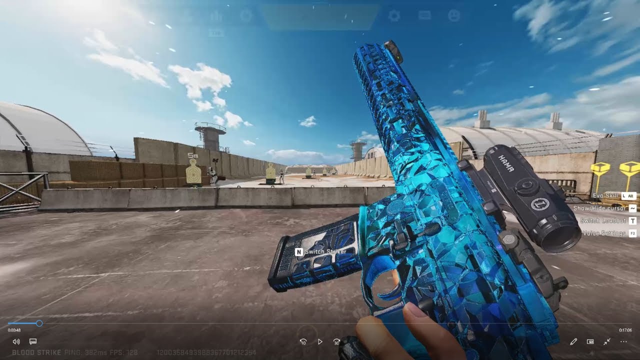 BLOOD STRIKE -MCX -DREAMY OCEAN SKIN + QBZ95 -ABYSS TENTACLE SKIN Gameplay ULTRA GRAPHICS 4K
