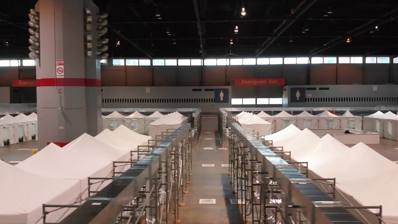 Aerial B-Roll Reel - McCormick Place Convention Center ACS Negative Pressure Tents (2020)