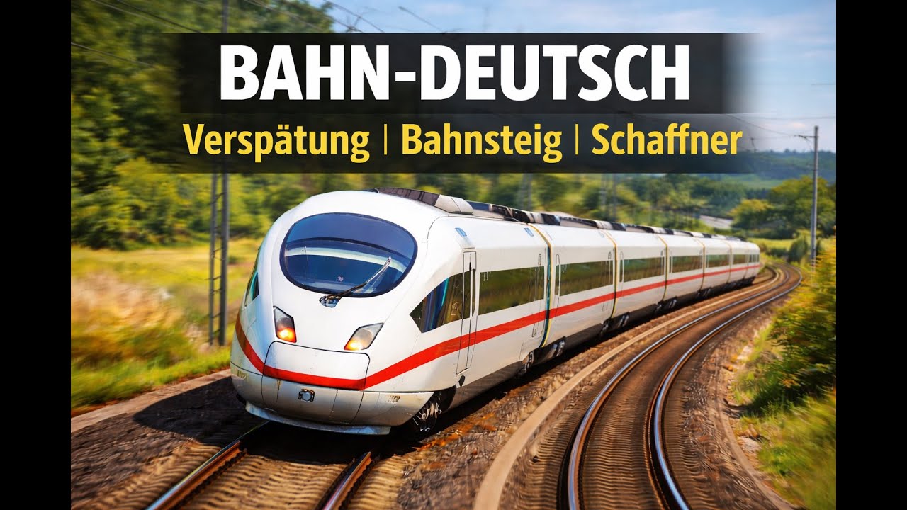 🚆⏰ Bahn-Deutsch – Bitte warten.