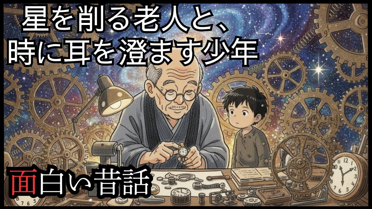 [星を削る老人と、時に耳を澄ます少年]I 感動の読み聞かせ物語  I 楽しい昔話 I