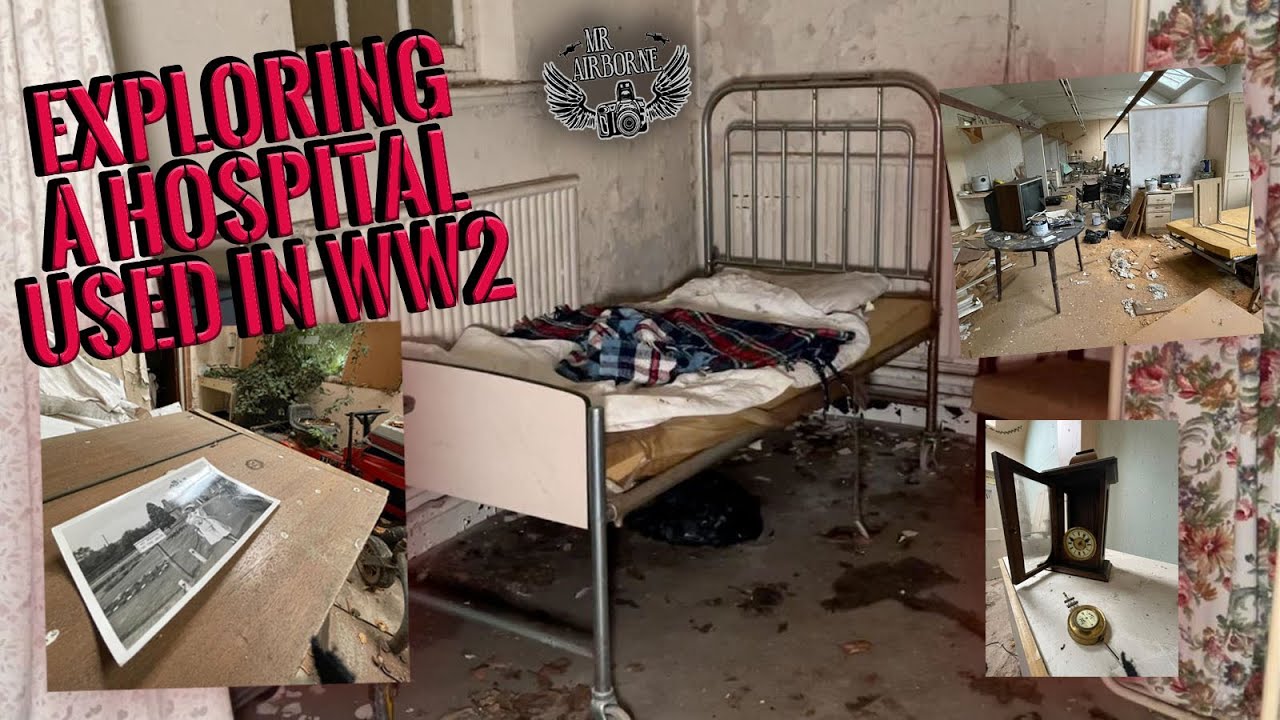 EXPLORING A HIDDEN HOSPITAL USED IN WOULD WAR 2.....(TIME CAPSULE)