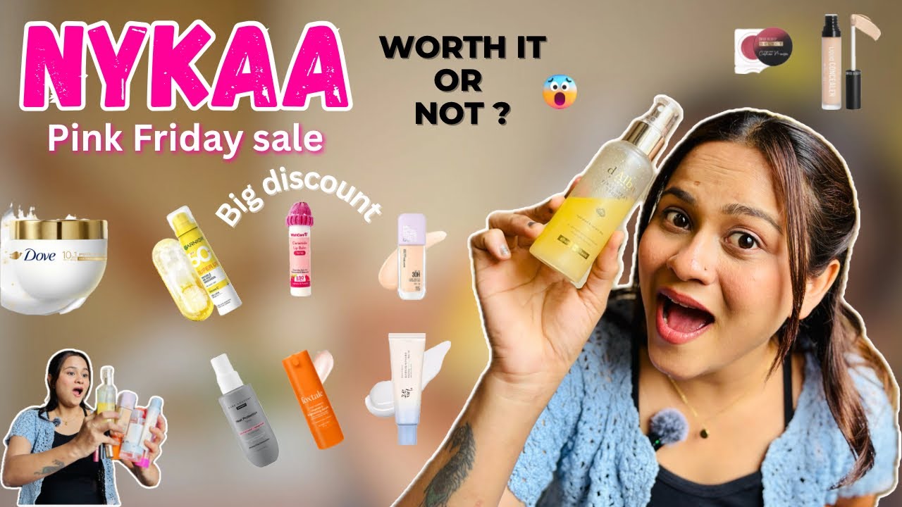 This product from nykaa it’s worth it or not Let’s see 👀✨😍Skincare, haircare,body care,makeup,too😱😳