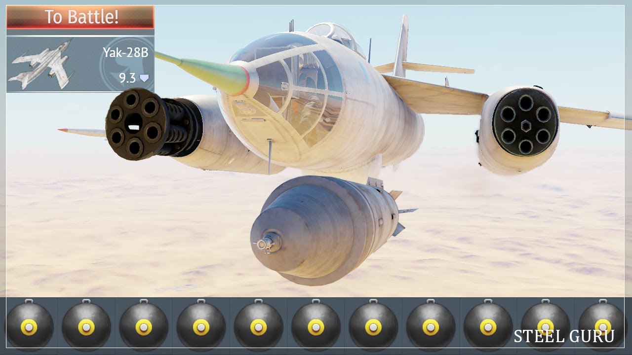 [STOCK] SUPER SONIC BOMBER 💣💣💣 With One HUGE 3000KG BOMB 😱😱😱 YAK-28B GRIND Experience