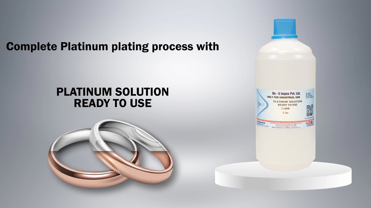 Doit Platinum Solution Ready to use  | Jewellery Plating | Doit Industries Limited
